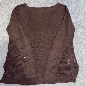 American Eagle dark purple sweater